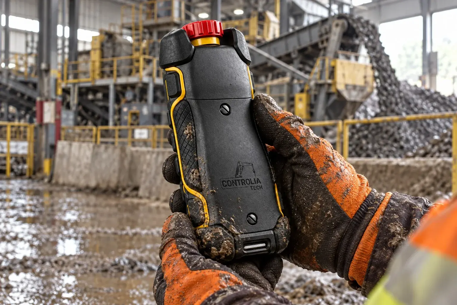 Remote rear view in the field