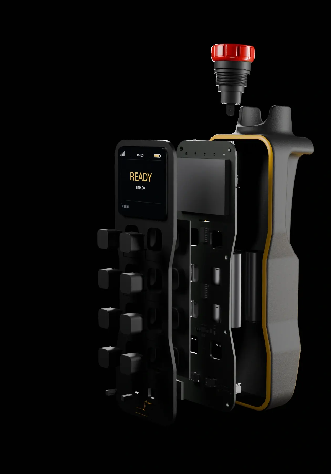 Exploded view of the C-H80T-D
